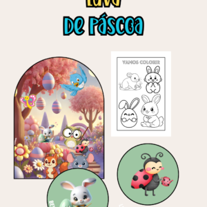📖🐰 LUVA DE PÁSCOA – ENCANTE NA HORA DA HISTÓRIA! 🐣✨