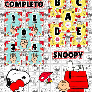 ✨ KIT SALA SNOOPY COMPLETO ✨