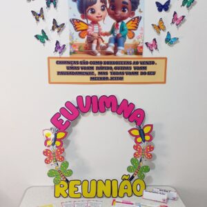 💛Kit reunião Tema: A lição de uma borboleta
