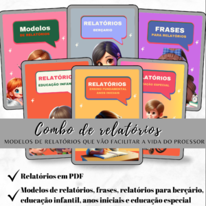 🔴 Combo de Relatórios Educacionais