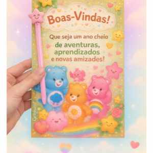 Cartão Boas -Vindas – Ursinhos Carinhosos✨🥰