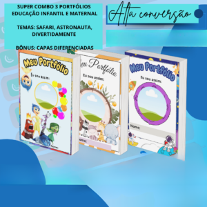 ✨Combo de Portfólios para Maternal e Educação Infantil! ✨