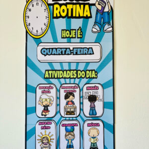 🕒📚 Painel de Rotina Escolar 📚🕒