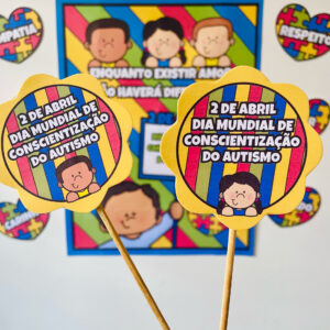 Painel dia Mundial de Conscientização do Autismo