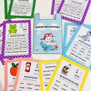 📖✨ Fichas de Leitura – Do som à frase com leveza e progresso!