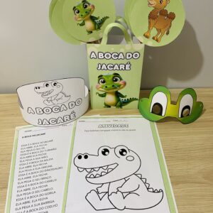 👜 SACOLA MUSICAL A BOCA DO JACARÉ