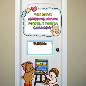 🐾✨ PAINEL DE PORTA - TEMA BOBBIE GOODS ✨🐾