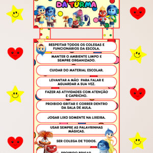 COMBINADOS DA TURMA - DIVERTIDAMENTE