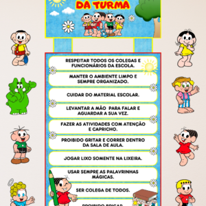 COMBINADOS DA TURMA - TURMA DA MÔNICA 🥰✨