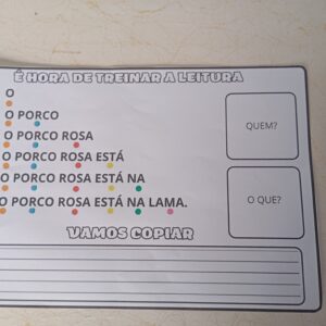 Leitura e Consciência Fonológica – Livro das frases