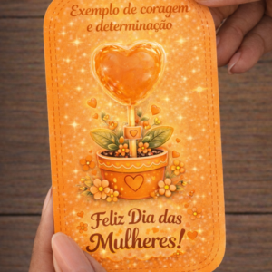 Cartão – Dia da Mulher  Pirulito ✨🌸