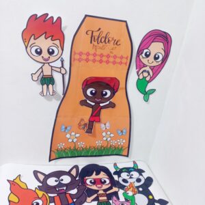 🩵Avental folclore