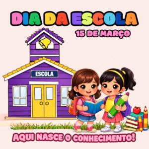 PAINEL DE PAREDE - DIA DA ESCOLA 💙🥰