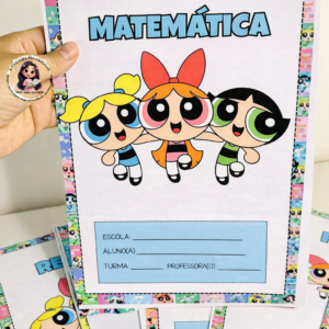 🌸📚 CAPAS DE CADERNO – MENINAS SUPERPODEROSAS 📚🌸