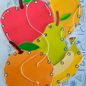 Coordenação Motora Fina com Frutinhas! 🍎🍐🍊🍌