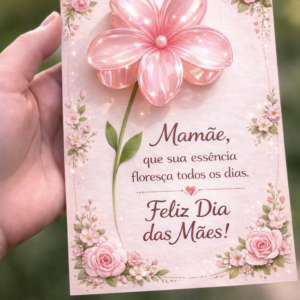 Cartão Dia da Mães – Presilha 🌸